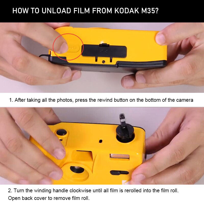 Kodak M35 - Sunshine Yellow - Reusable – BuyMoreFilm