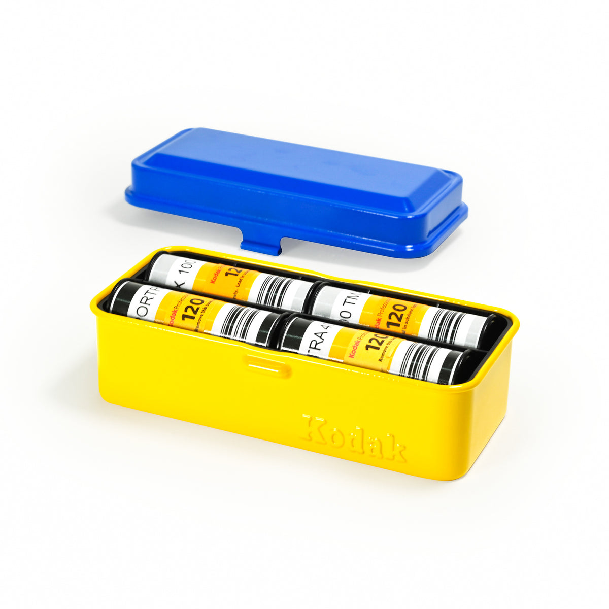 Kodak Film Case - Blue and Yellow - 120/35 – BuyMoreFilm