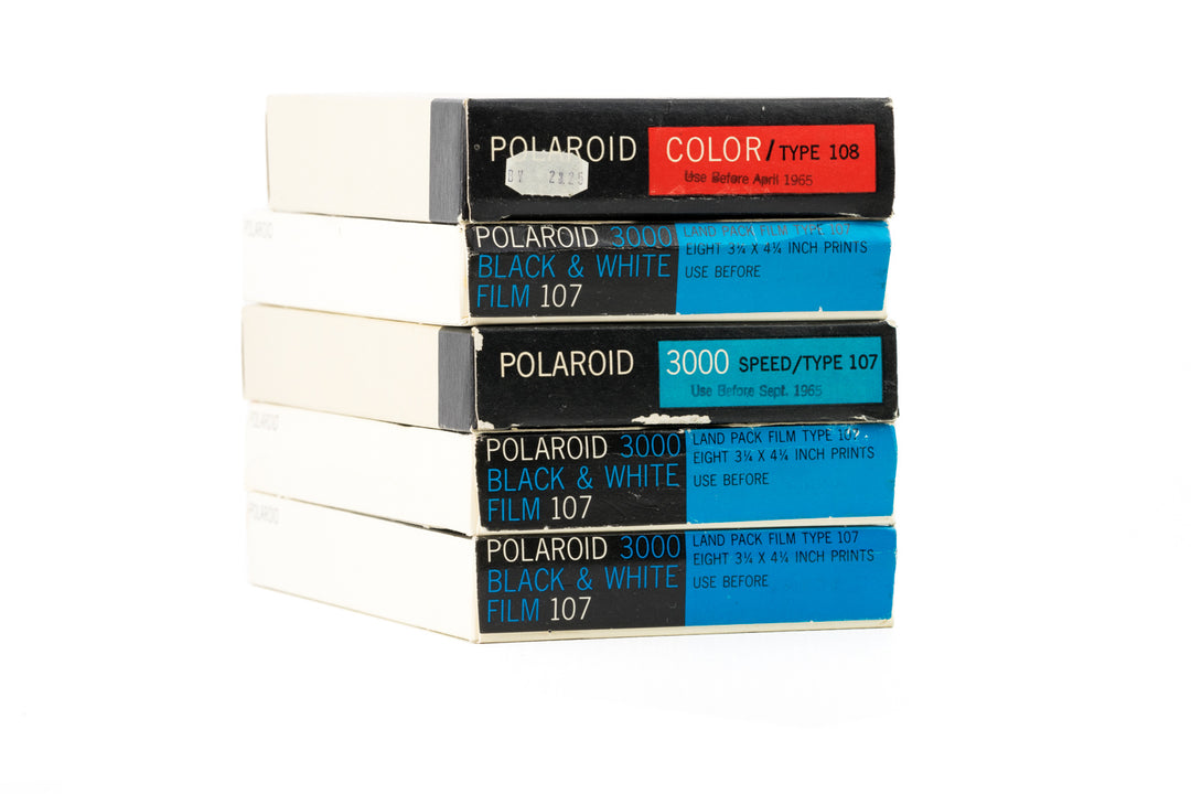 Mix of Polaroid Land Pack Film Type 107 and 108 – BuyMoreFilm