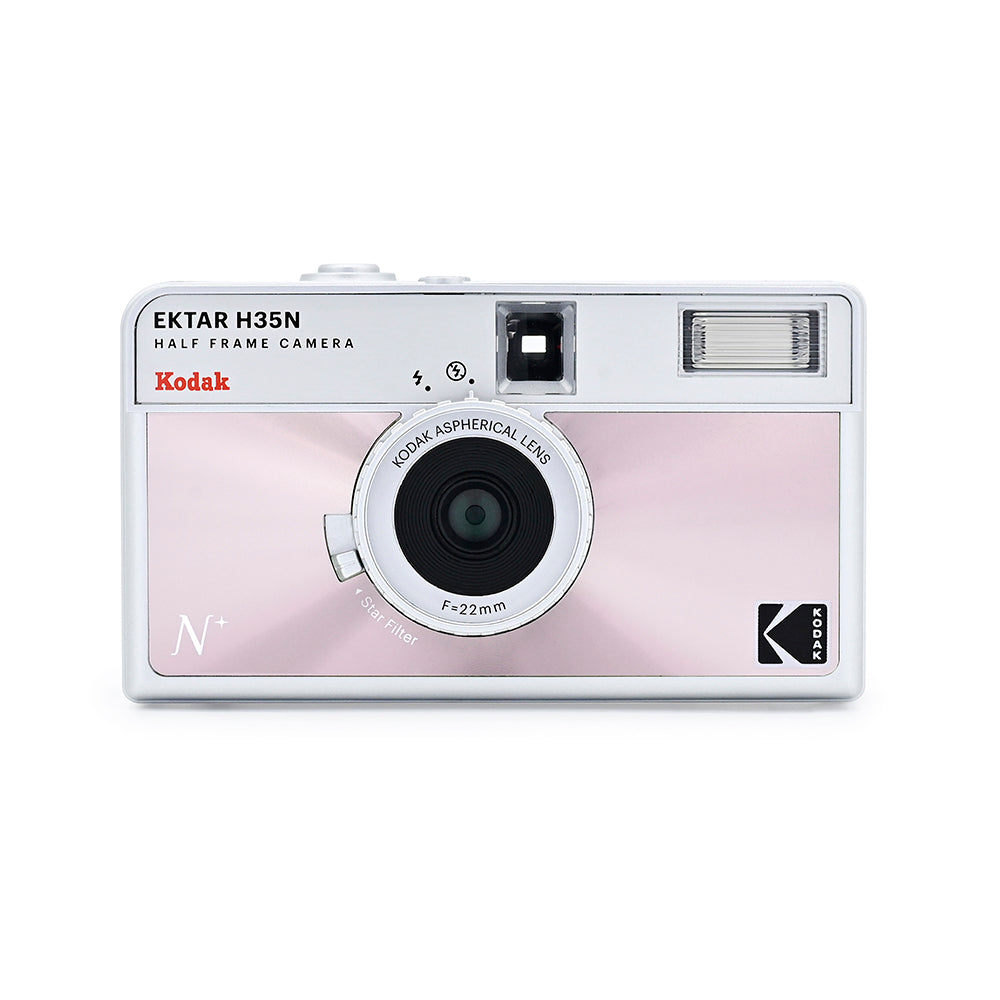 Kodak Ektar H35N - Half Frame - Glazed Pink - Reusable 35mm Kodak Ektar H35N - Half Frame - Glazed Pink - Reusable 35mm