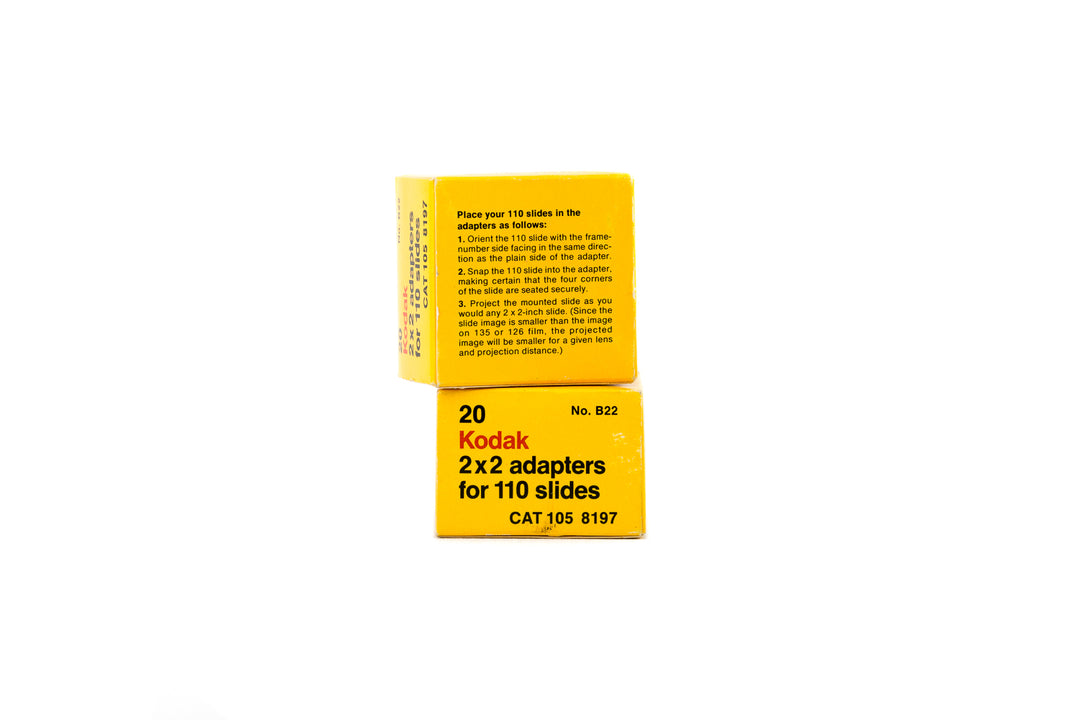 Kodak - 2x2 Adapters For 110 Pocket Film Slides – BuyMoreFilm