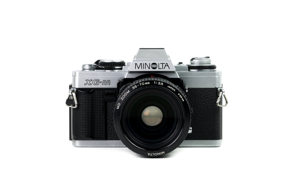 【完動品】minolta XG-S / MD ZOOM ROKKOR 35-70 Minolta XG-S Film Camera with MD ZOOM ROKKOR 35-70mm F3.5