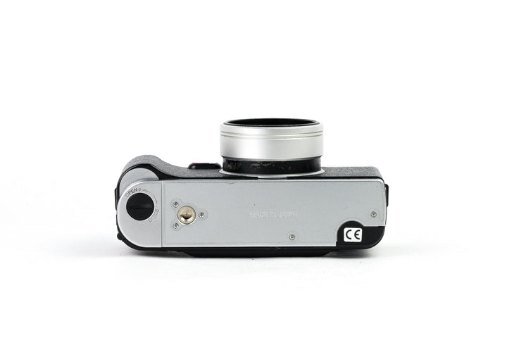 世界的に Konica Hexar BuyMoreFilm – Box + Flash HX-14 + QD Silver AF フィルムカメラ