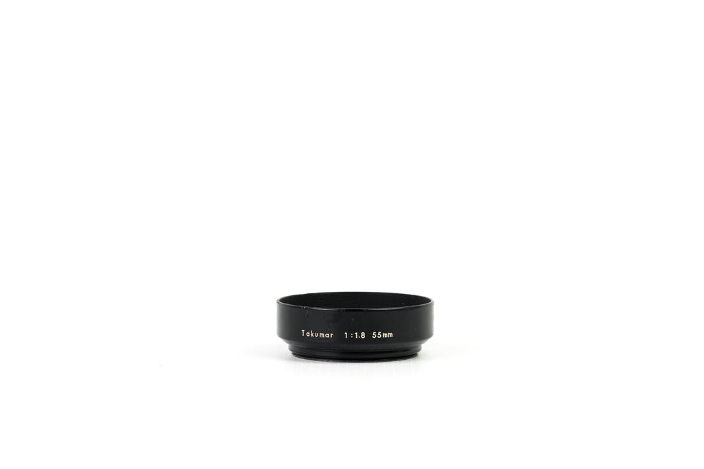 【単焦点】SMC TAKUMAR 55mm F1.8 Lens Hood Super - Takumar 55mm, f 1.8, orig. Metal Hood, Leather Case