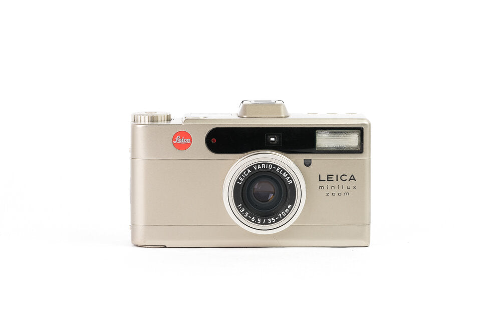 【完動品】LEICA minilux zoomフィルムカメラ　CFフラッシュ付き 完動品】LEICA minilux zoomフィルムカメラ CFフラッシュ付き カメラ