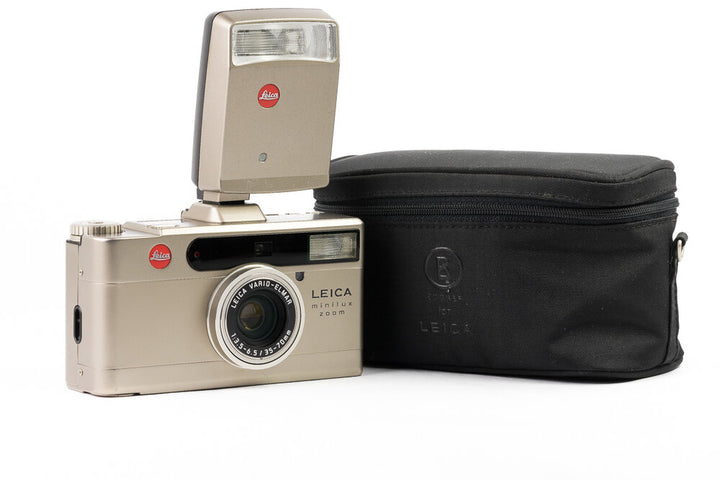 Leica Minilux Zoom + Leica CF Flash + Bogner – BuyMoreFilm