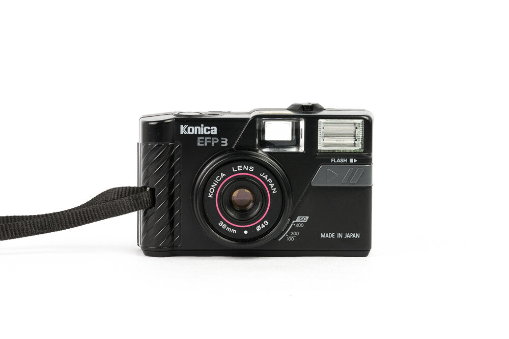 Konica EFP 3 コンパクトフィルムカメラ Vintage Rare Konica EFP3 36mm Point Shoot Film Camera W